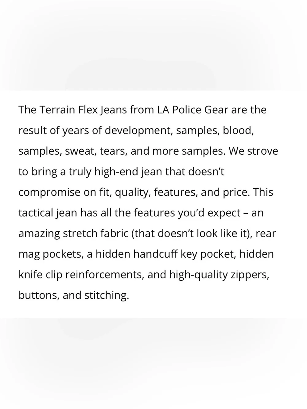 LAPG Men’s Terrain Flex Slim Jeans - Medium Wash